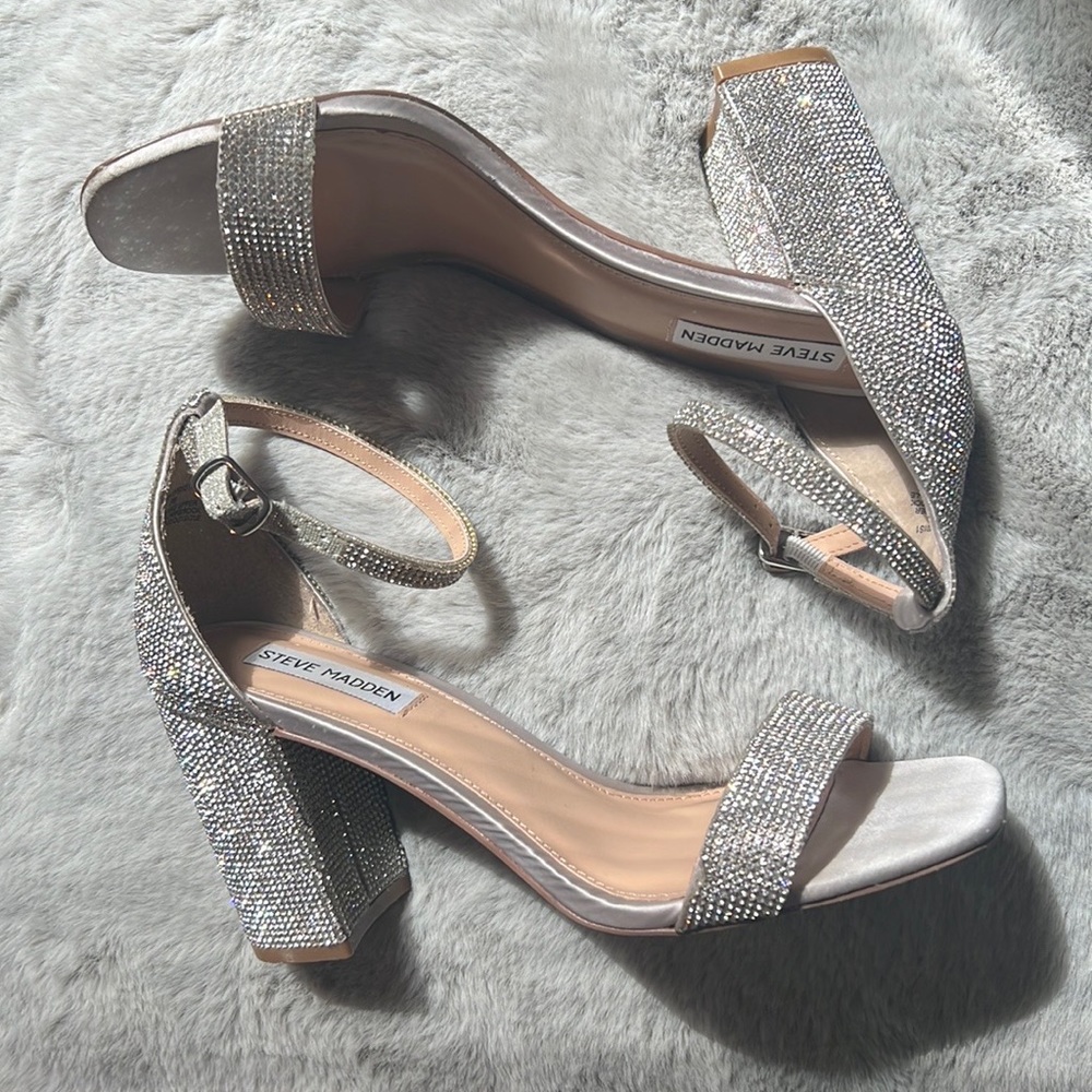 Steve Madden sparkle heels
